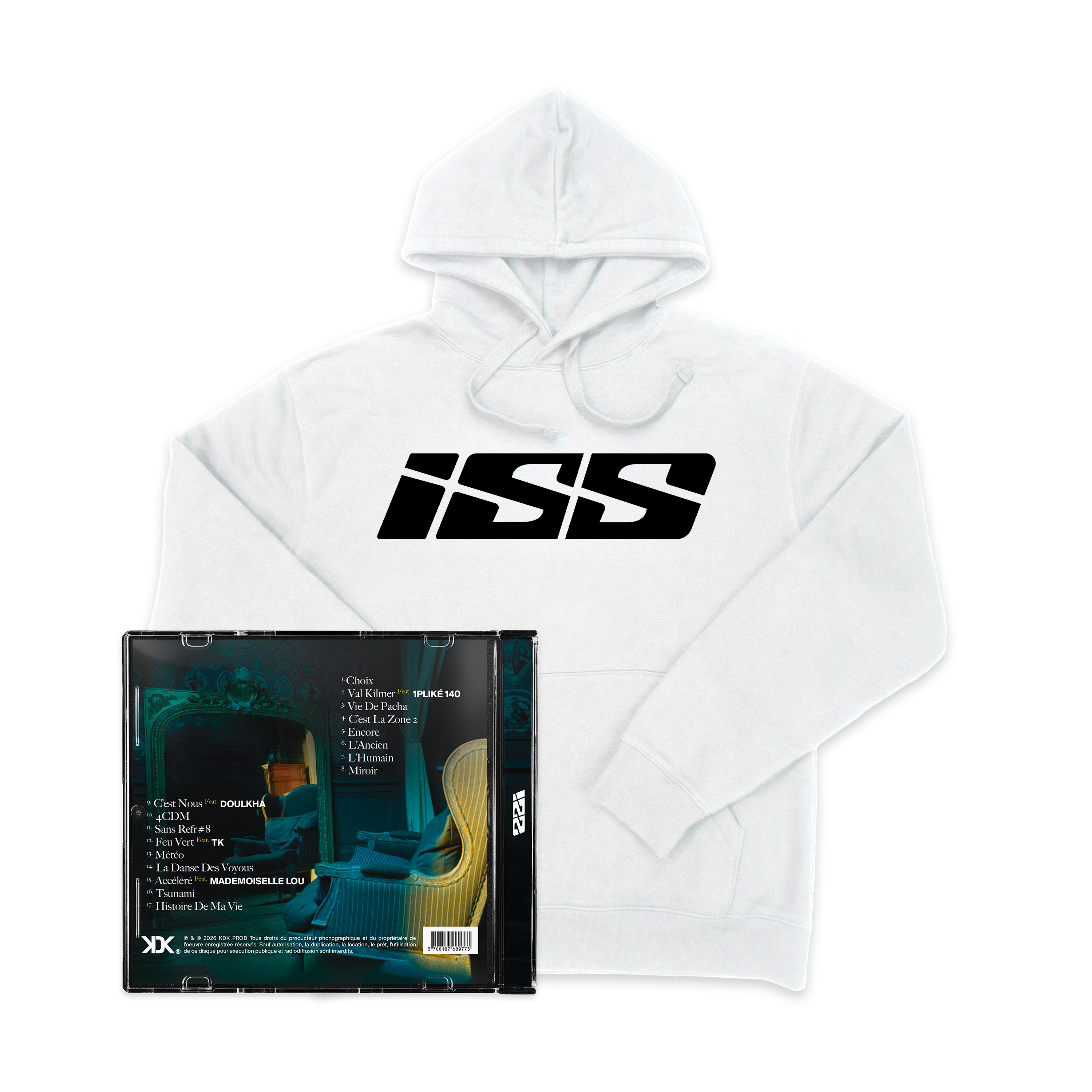 CD “Versus“ + Pull à capuche “Iss“
